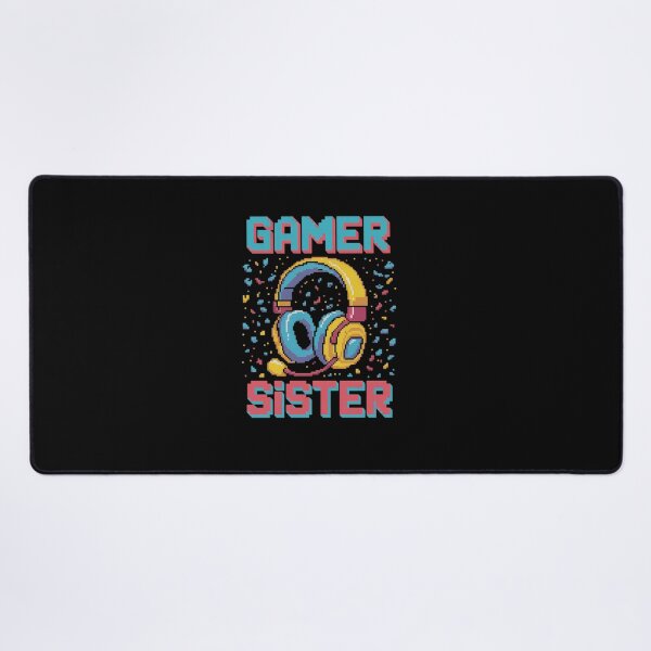 Item preview, Gamer Sister Cute Gaming Video Games 8 Bit Graphic Pixelated Tank Top designed and sold by milanforbes.