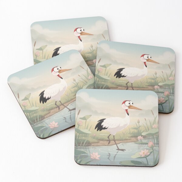 Item preview, Japanese Crane in Nature designed and sold by Azrora.