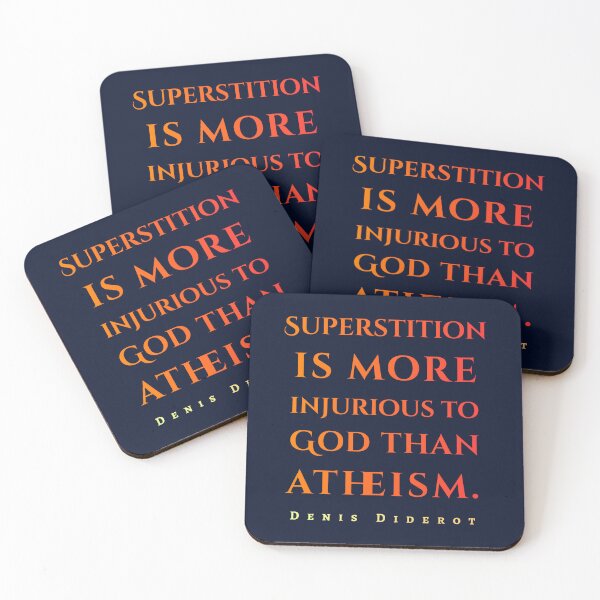 Item preview, Denis Diderot: Superstition is more injurious to God than atheism. designed and sold by artbleed.