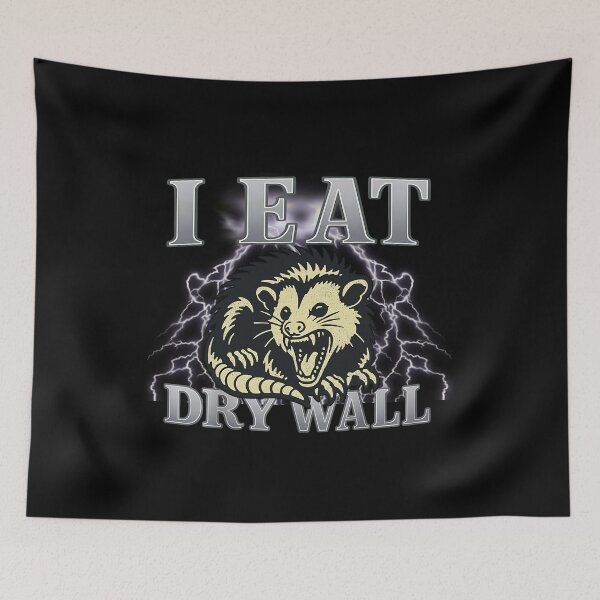 Item preview, I Eat Drywall Funny Possum Shirt designed and sold by LarryMBrown.