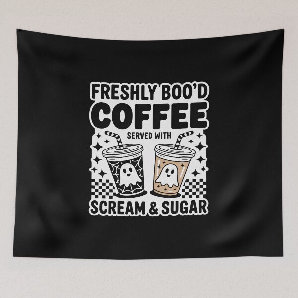 Item preview, Freshly Boo'd Coffee Lovers Boujee Ghost Halloween designed and sold by CultureSpec.