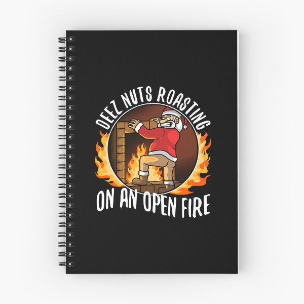 Item preview, Deez Nuts Roasting On Open Fire Funny Holiday Joke designed and sold by clarabersetart.