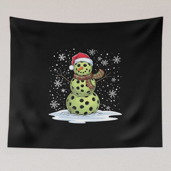 Item preview, Pickleball Snowman designed and sold by MarianMartha.