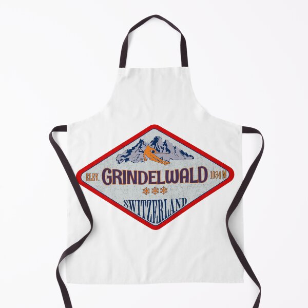 Item preview, Grindelwald, Switzerland, Vintage skiing badge design designed and sold by Wanderful-roads.