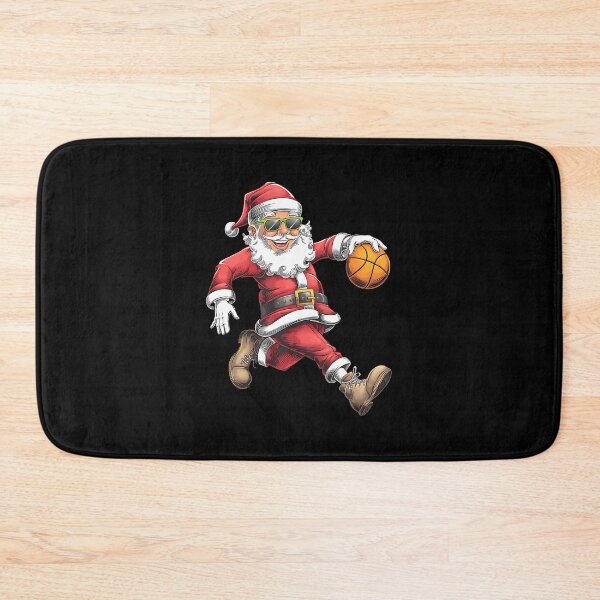 Item preview, Christmas Santa Claus Dunking A Basketball Boys Kids Xmas designed and sold by OnaConnie.