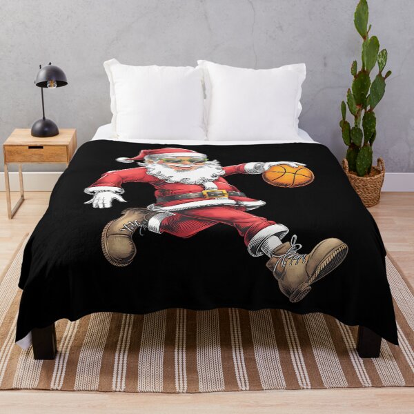 Item preview, Christmas Santa Claus Dunking A Basketball Boys Kids Xmas designed and sold by OnaConnie.