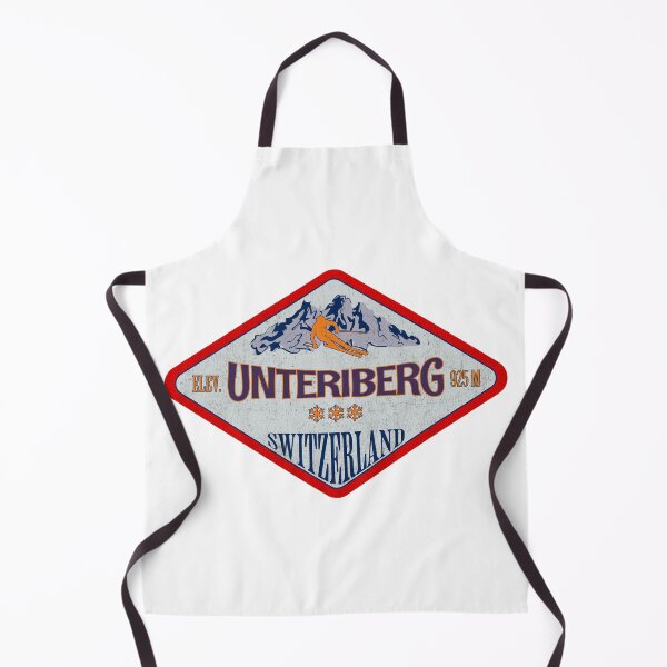 Item preview, Unteriberg, Switzerland, Vintage skiing badge design designed and sold by Wanderful-roads.