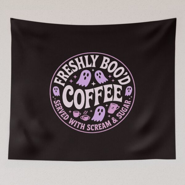 Item preview, Freshly Boo'd Coffee Served With Scream & Sugar Halloween designed and sold by CultureSpec.