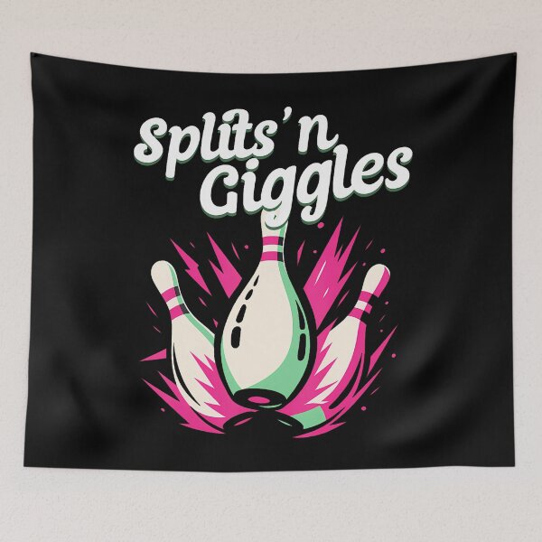 Item preview, Splits' N Giggles Funny Bowling Team Bowler Men Women designed and sold by JosephineSarah.