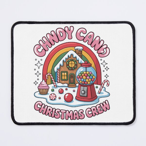 Item preview, Candy Cane Christmas Crew Gingerbread Art designed and sold by ThreadAlchemys.