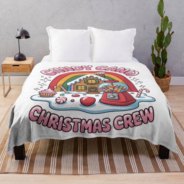Item preview, Candy Cane Christmas Crew Gingerbread Art designed and sold by ThreadAlchemys.