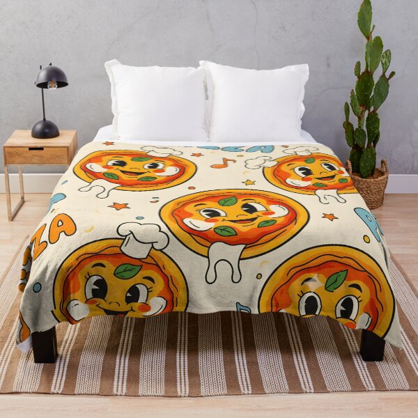 Item preview, COLORFUL ITALIAN PIZZA WALLPAPER PATTERN designed and sold by infinitearte.