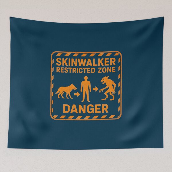 Item preview, Skinwalker Restricted Zone designed and sold by Rare Plus Apparel!.