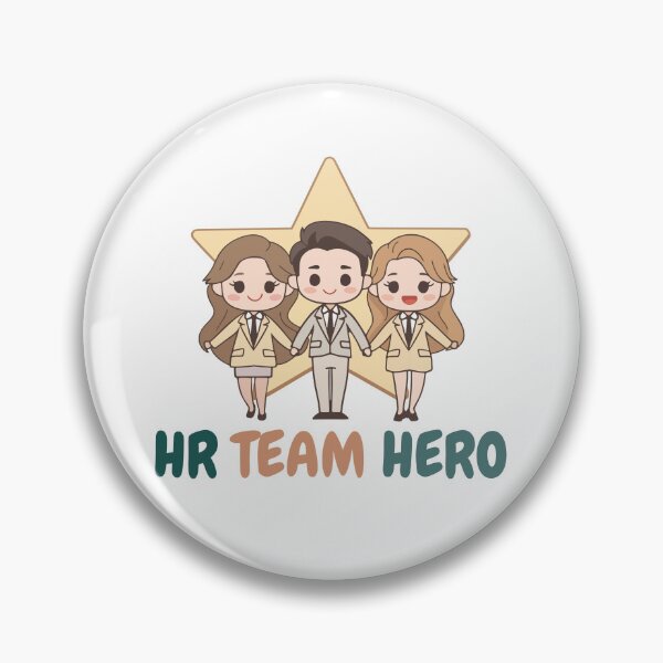 Item preview, HR Team Hero Cute Chibi Teamwork Illustration designed and sold by WanwisaChuenlom.