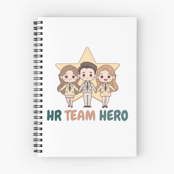 Item preview, HR Team Hero Cute Chibi Teamwork Illustration designed and sold by WanwisaChuenlom.