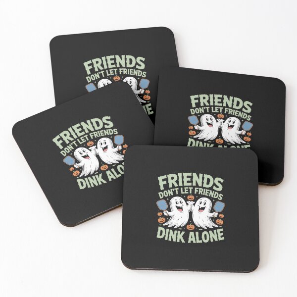 Item preview, Friends Don't Let Friends Dink Alone Halloween Pickleball designed and sold by CultureSpec.