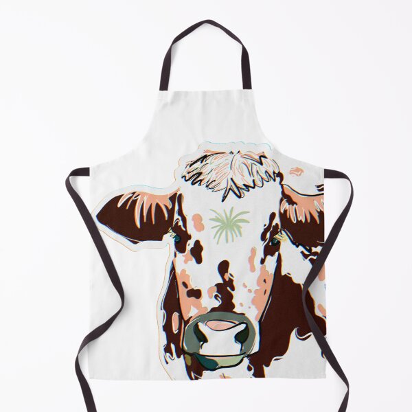 Aperçu de l'œuvre Illustration de vache western – Art esthétique de ranch bohème créée et vendue par ElectricMarfa.