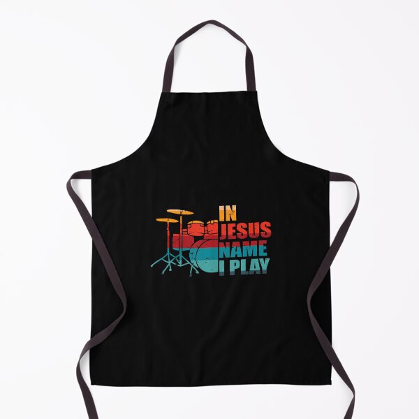 Item preview, In Jesus Name I Play Drums Christian Musician Drummer designed and sold by MarianMartha.