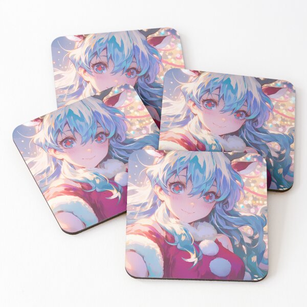 Item preview, Nia Teppelin Christmas Anime Gurren Lagann Festive Sparkle Holiday Magic designed and sold by Raslbazola.