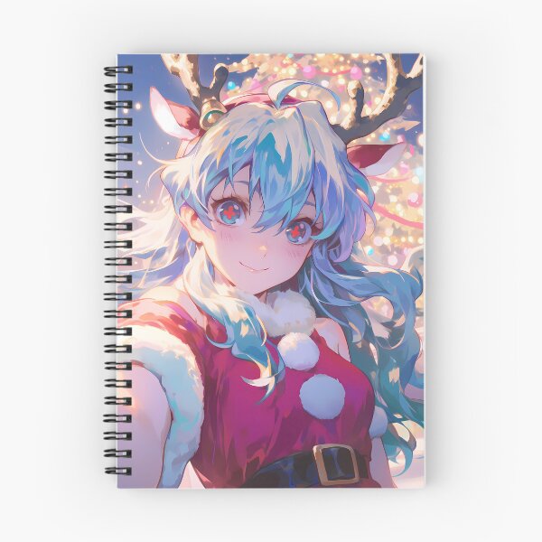 Item preview, Nia Teppelin Christmas Anime Gurren Lagann Festive Sparkle Holiday Magic designed and sold by Raslbazola.