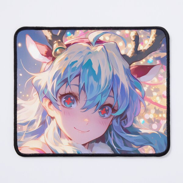 Item preview, Nia Teppelin Christmas Anime Gurren Lagann Festive Sparkle Holiday Magic designed and sold by Raslbazola.