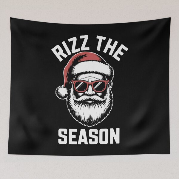 Artikelvorschau, Rizz The Season Lustiger Santa Look entworfen und verkauft von ThreadAlchemys.