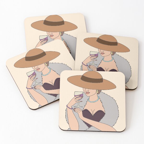 Item preview, Elegant Lady  – Vintage Glam Illustration designed and sold by Regal-Elegances.