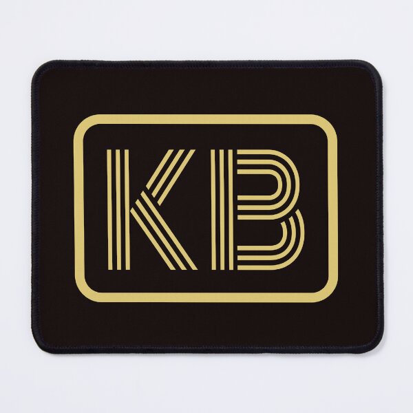 Item preview, KB Initials Gold Geometric Letters designed and sold by Jeallan Designs.