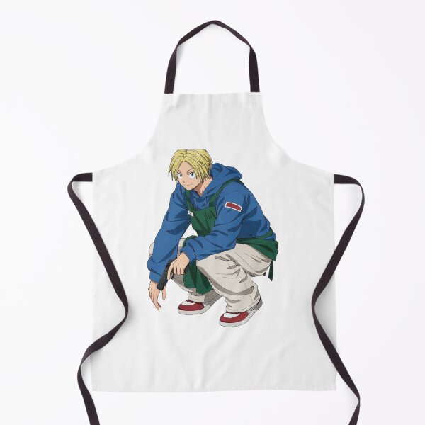 Item preview, Cool Anime Blonde Character Squatting – Street-Style Art designed and sold by TeeMoods.
