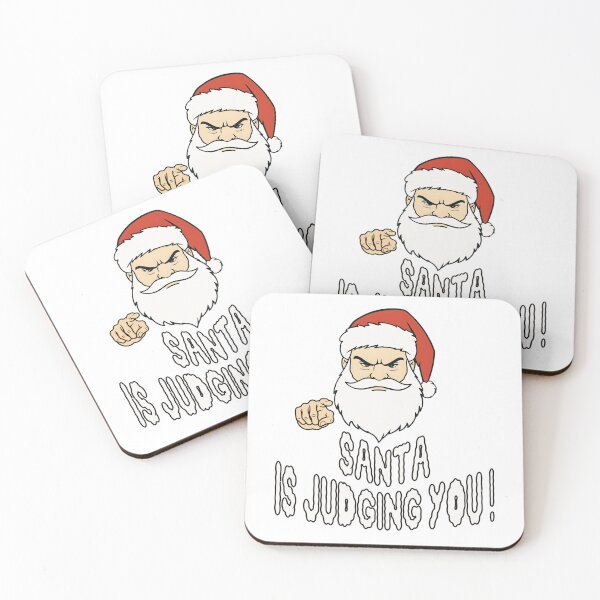 Item preview, Santa Is Judging You – Funny Pointing Santa Christmas Design designed and sold by TestudoDesign.