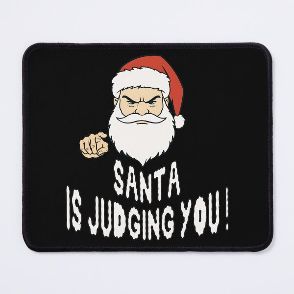 Item preview, Santa Is Judging You – Funny Pointing Santa Christmas Design designed and sold by TestudoDesign.
