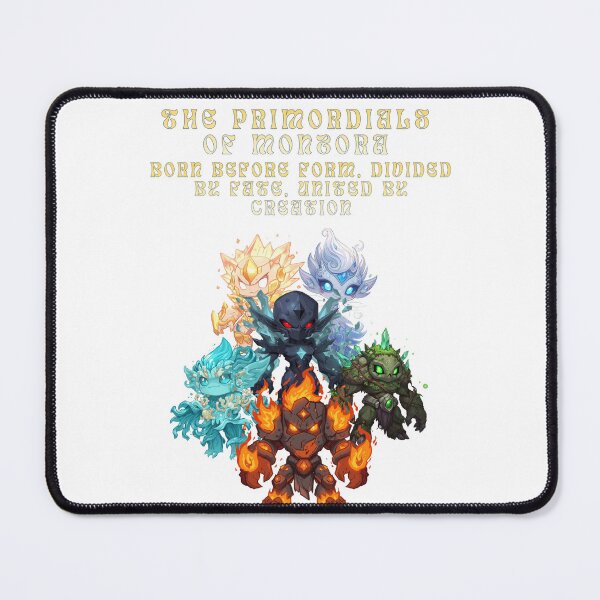 Item preview, The Primordials of Monzora – Elemental Demi-Gods Unite designed and sold by Monzora.