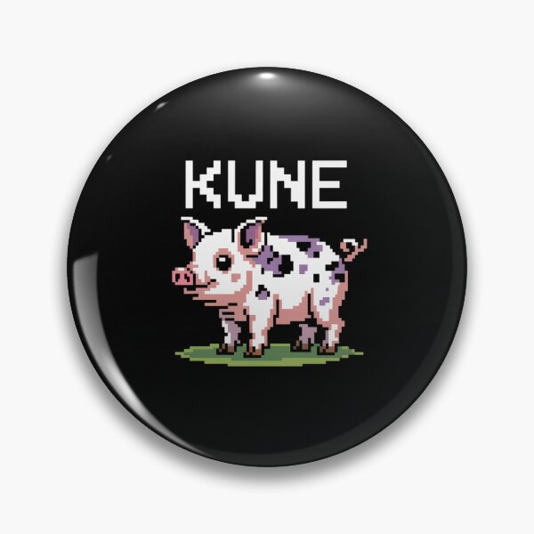 Item preview, Kunekune piglet Pixel Art for pig owners and lovers designed and sold by VasilisLamArt.