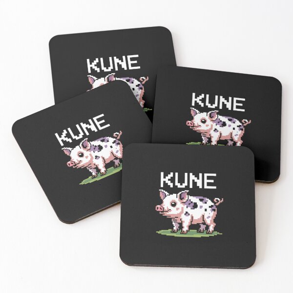 Item preview, Kunekune piglet Pixel Art for pig owners and lovers designed and sold by VasilisLamArt.