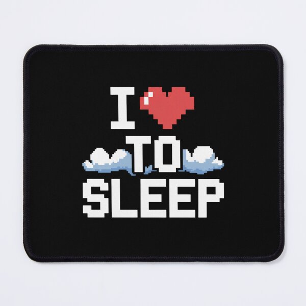 Item preview, Me encanta dormir, Pixel Heart designed and sold by TiredPack.