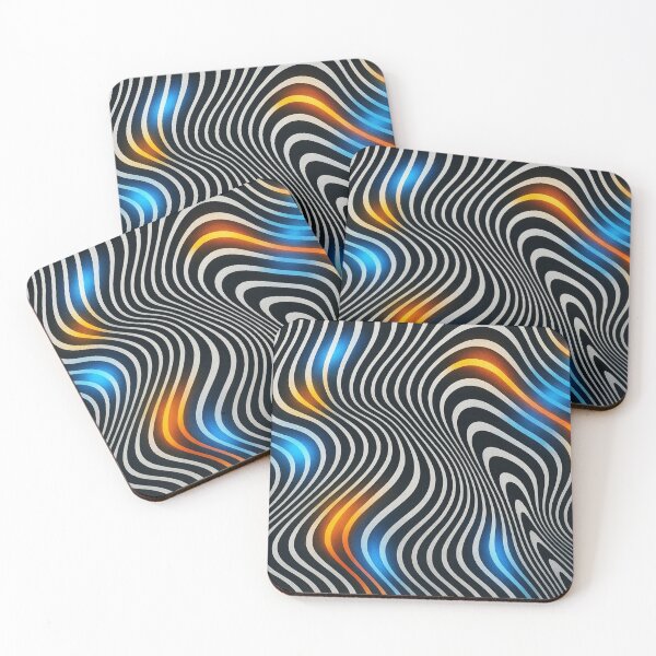 Item preview, Wavy lines with light reflections designed and sold by Sigtrix.