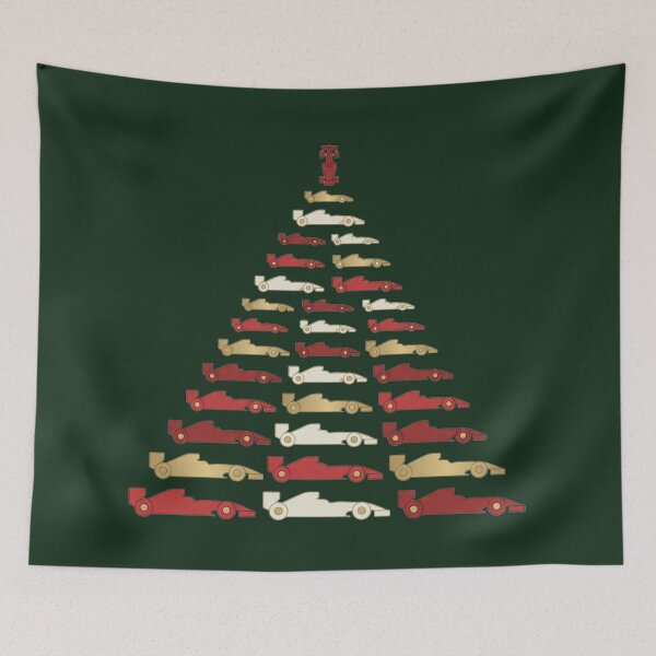 Item preview, F1 Christmas Tree – Formula 1 Holiday Racing Car Design designed and sold by MuseAI.
