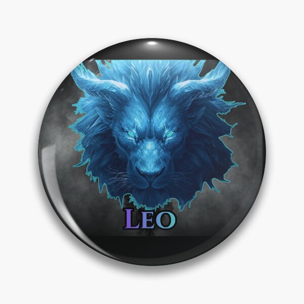 Item preview, Leo Ice Zodiac - Frozen Lion King of Winter designed and sold by GreennieArt.