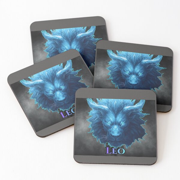 Item preview, Leo Ice Zodiac - Frozen Lion King of Winter designed and sold by GreennieArt.