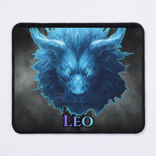 Item preview, Leo Ice Zodiac - Frozen Lion King of Winter designed and sold by GreennieArt.