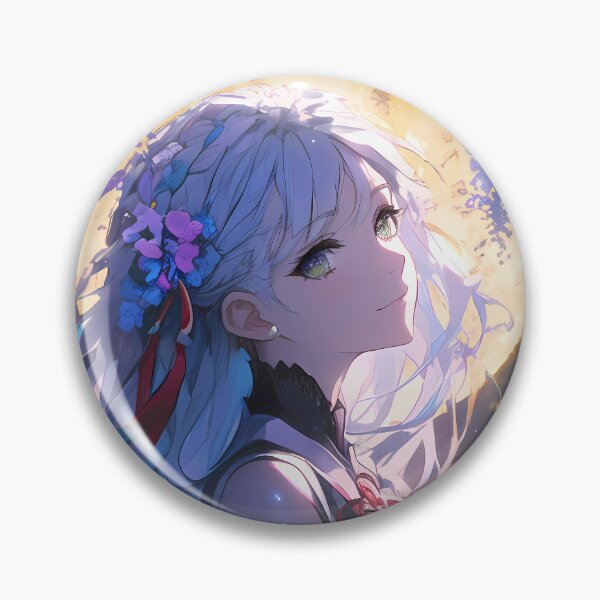 Item preview, Sae Niijima Persona 5 Moonlit Wisteria Dreamy Purple Japanese Fantasy Vibes designed and sold by Raslbazola.