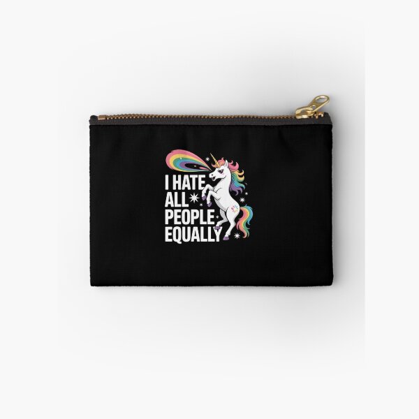 Item preview, I hate all people equally vomiting Unicorn Pixel Art designed and sold by khorbiasieno.