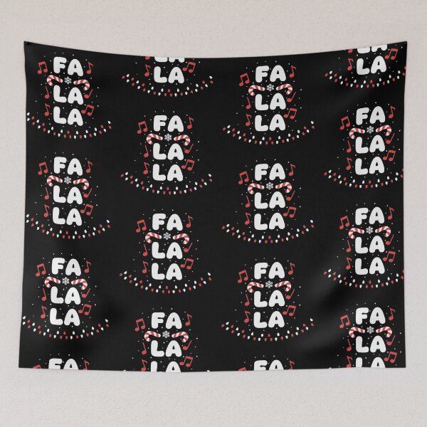 Artikelvorschau, Fa La La Weihnachts-Zuckerstangen-Design entworfen und verkauft von graphicnew.