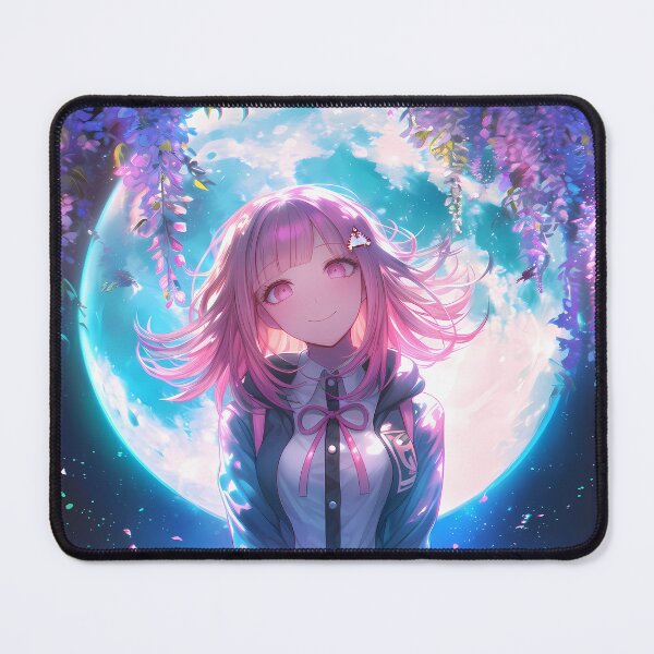 Item preview, Chiaki Nanami Danganronpa Wisteria Moonlight Fantasy Pink Dreamy Anime Glow designed and sold by Raslbazola.