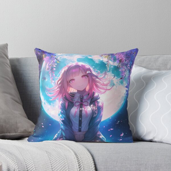 Item preview, Chiaki Nanami Danganronpa Wisteria Moonlight Fantasy Pink Dreamy Anime Glow designed and sold by Raslbazola.