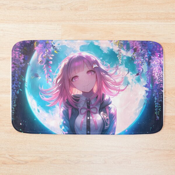 Item preview, Chiaki Nanami Danganronpa Wisteria Moonlight Fantasy Pink Dreamy Anime Glow designed and sold by Raslbazola.