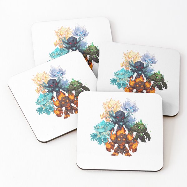 Item preview, The Primordials of Monzora – Elemental Demi-Gods Unite designed and sold by Monzora.
