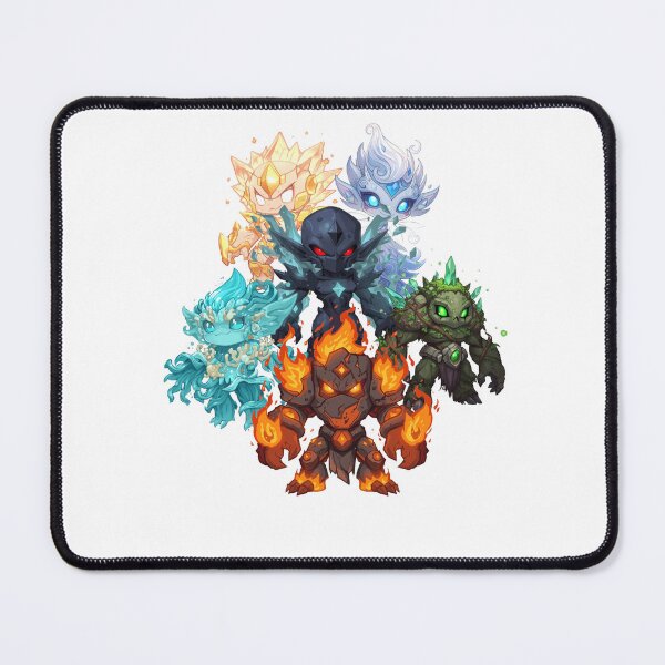 Item preview, The Primordials of Monzora – Elemental Demi-Gods Unite designed and sold by Monzora.