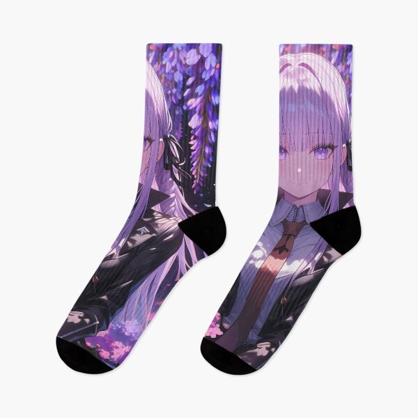 Item preview, Kyoko Kirigiri Danganronpa Wisteria Moonlight Fantasy Purple Dreamy Anime Girl designed and sold by Raslbazola.