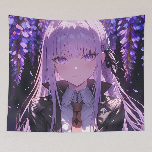 Item preview, Kyoko Kirigiri Danganronpa Wisteria Moonlight Fantasy Purple Dreamy Anime Girl designed and sold by Raslbazola.